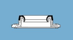 Vacuum seal KD-22 | Description : Vacuum seal KD 22, PTFE